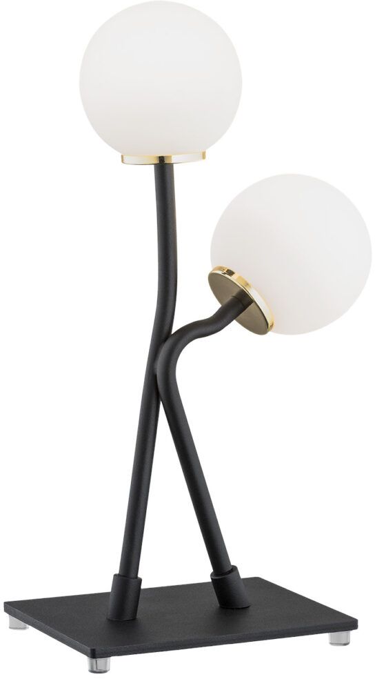 Argon Faron veioză 2x6 W negru-alamă-opal 892