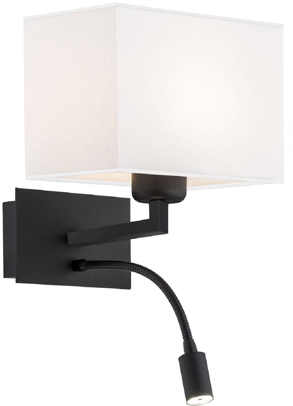 Argon Hilary lampă de perete 2x15 W alb-negru 868