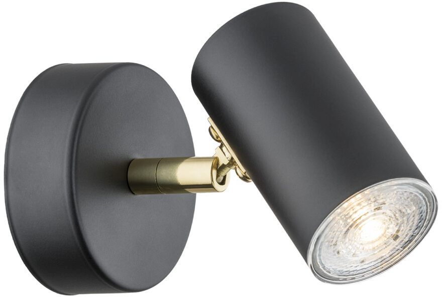 Argon Lagos lampă de perete 1x5 W negru-alamă 4210