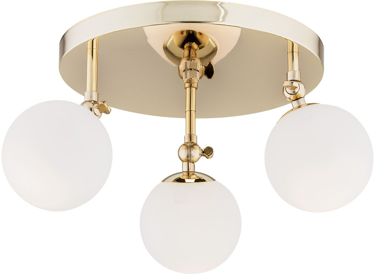 Argon Latina lampă de tavan 3x7 W alb-alamă 1435
