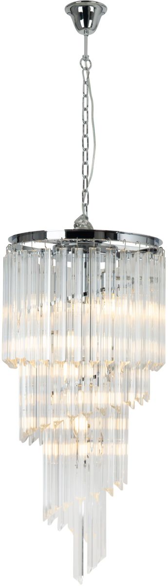 MaxLight Gamma lampă suspendată mai mult de 6x40 W crom P0292