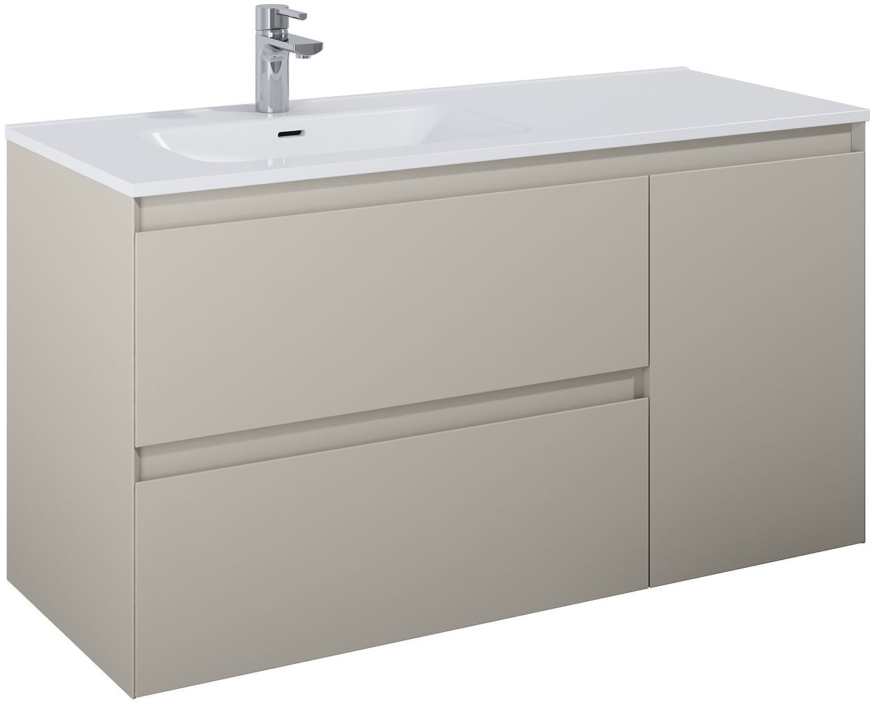 Elita Split dulap 120x45.8x63.5 cm sub chiuveta pe perete bej RE011206257020