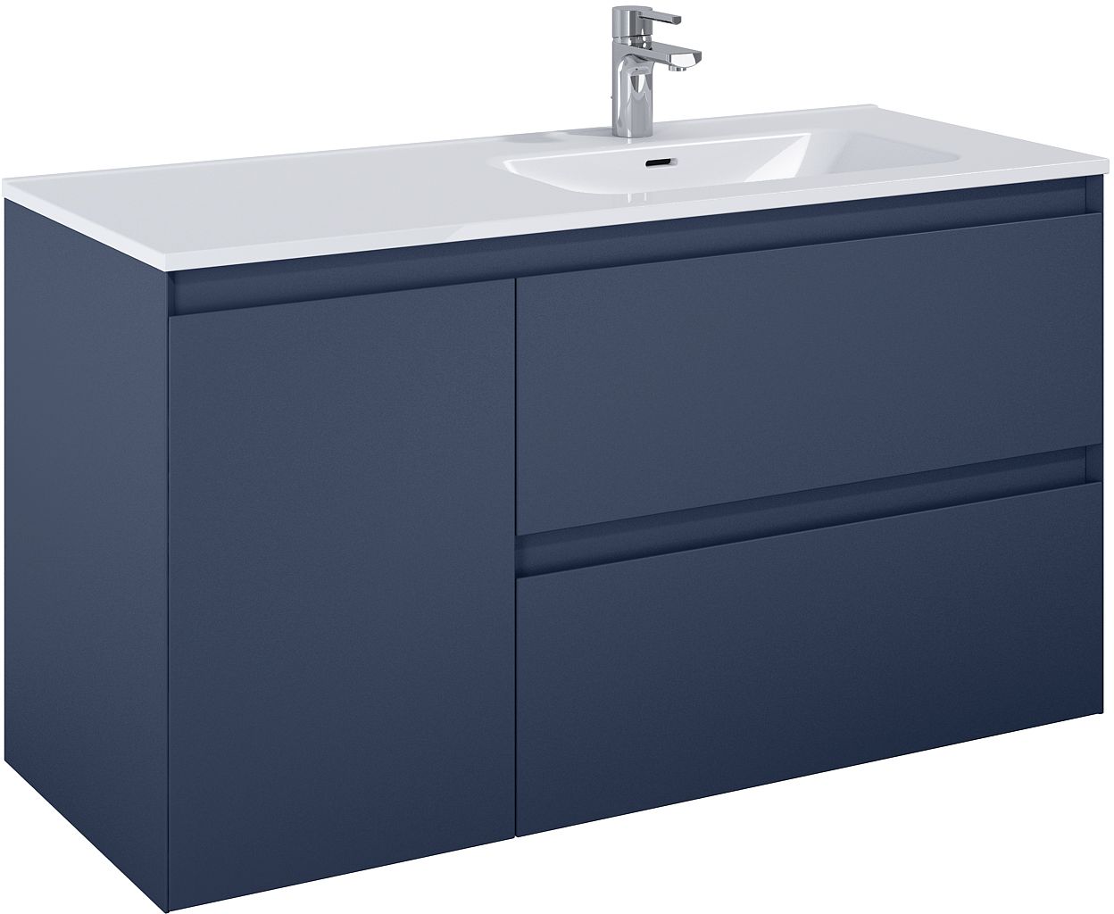 Elita Split dulap 120x45.8x63.5 cm sub chiuveta pe perete albastru RE011205257030