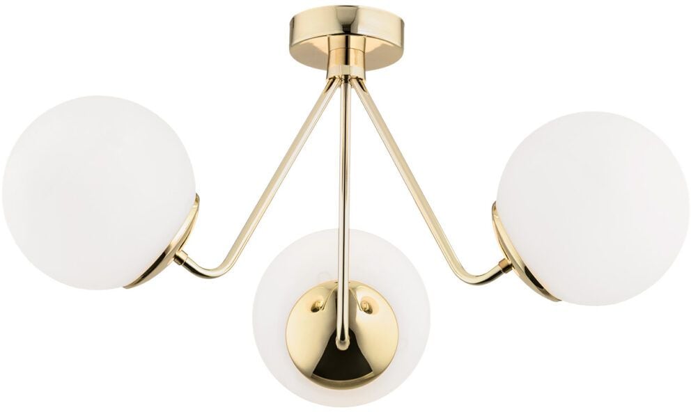 Argon Tomar lampă de tavan 3x15 W alamă-opal 1481