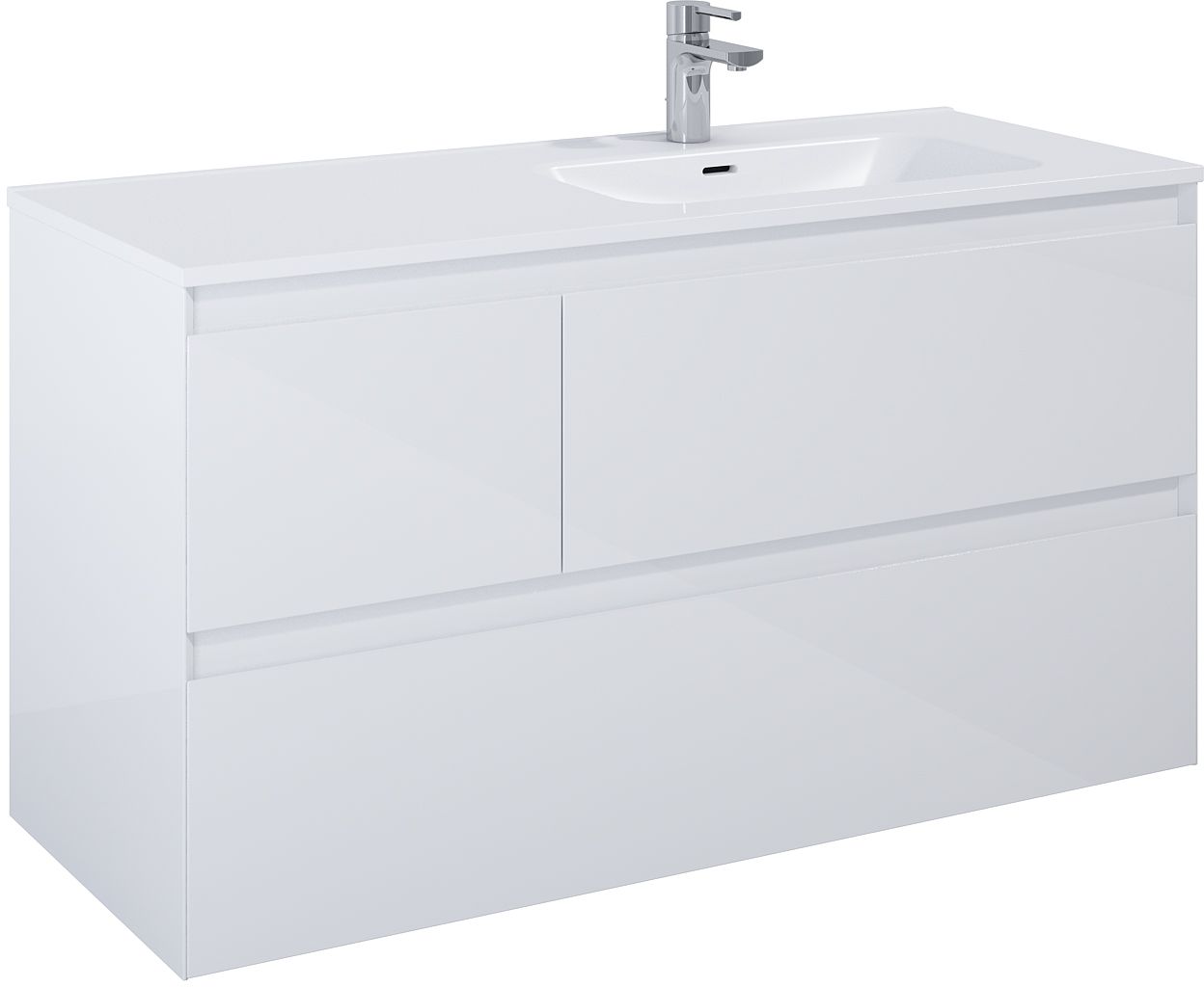 Elita Split dulap 120x45.8x63.5 cm sub chiuveta pe perete alb RE012005158060