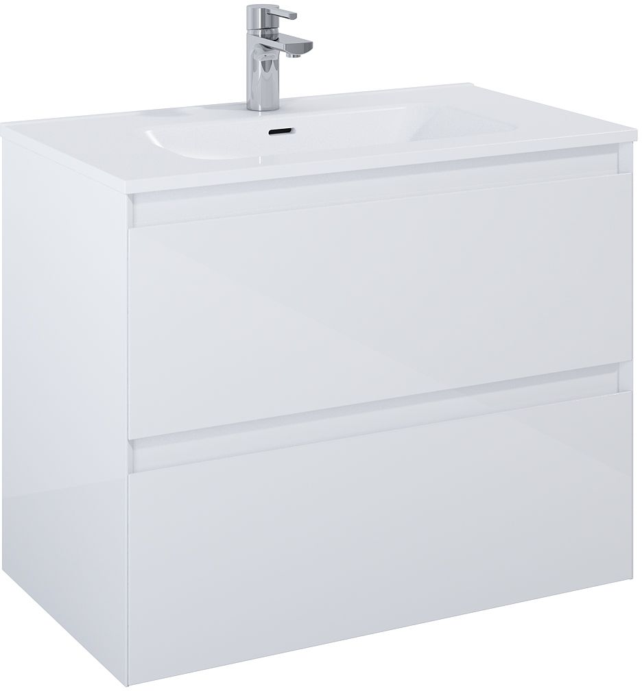 Elita Split dulap 80x45.8x63.5 cm sub chiuveta pe perete alb RE010800058060