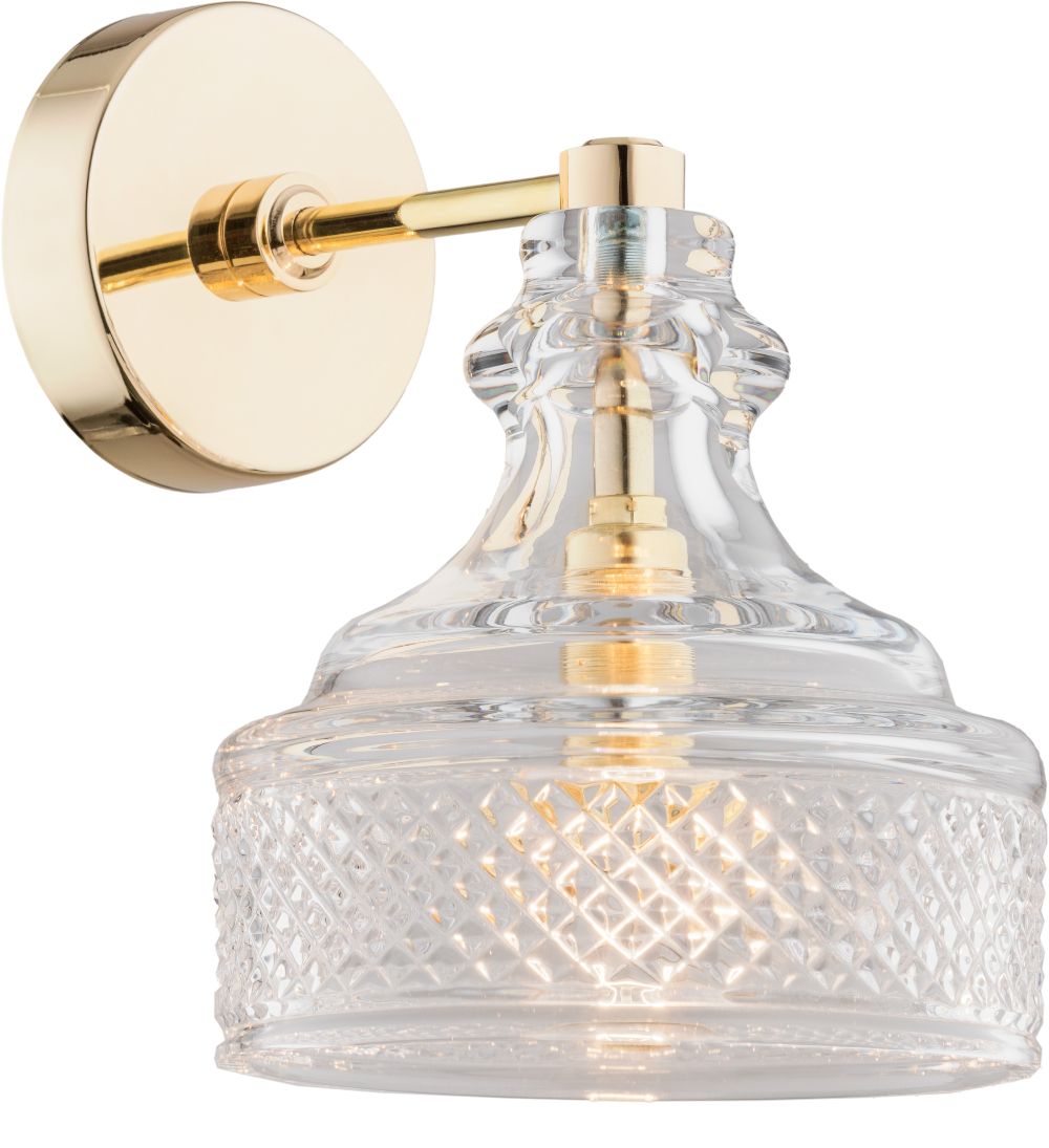 Argon Cruz lampă de perete 1x7 W alamă-transparent 4199