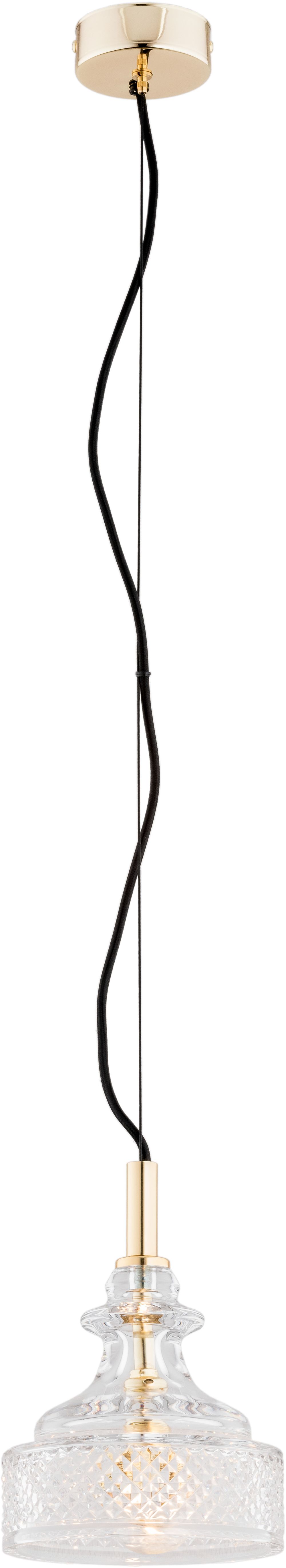Argon Cruz lampă suspendată 1x7 W alamă-transparent 4198