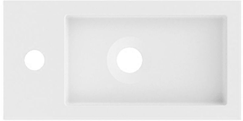 Riho Spring Vow lavoar 40.5x20.5 cm dreptunghiular clasică-mobilier alb W004011105