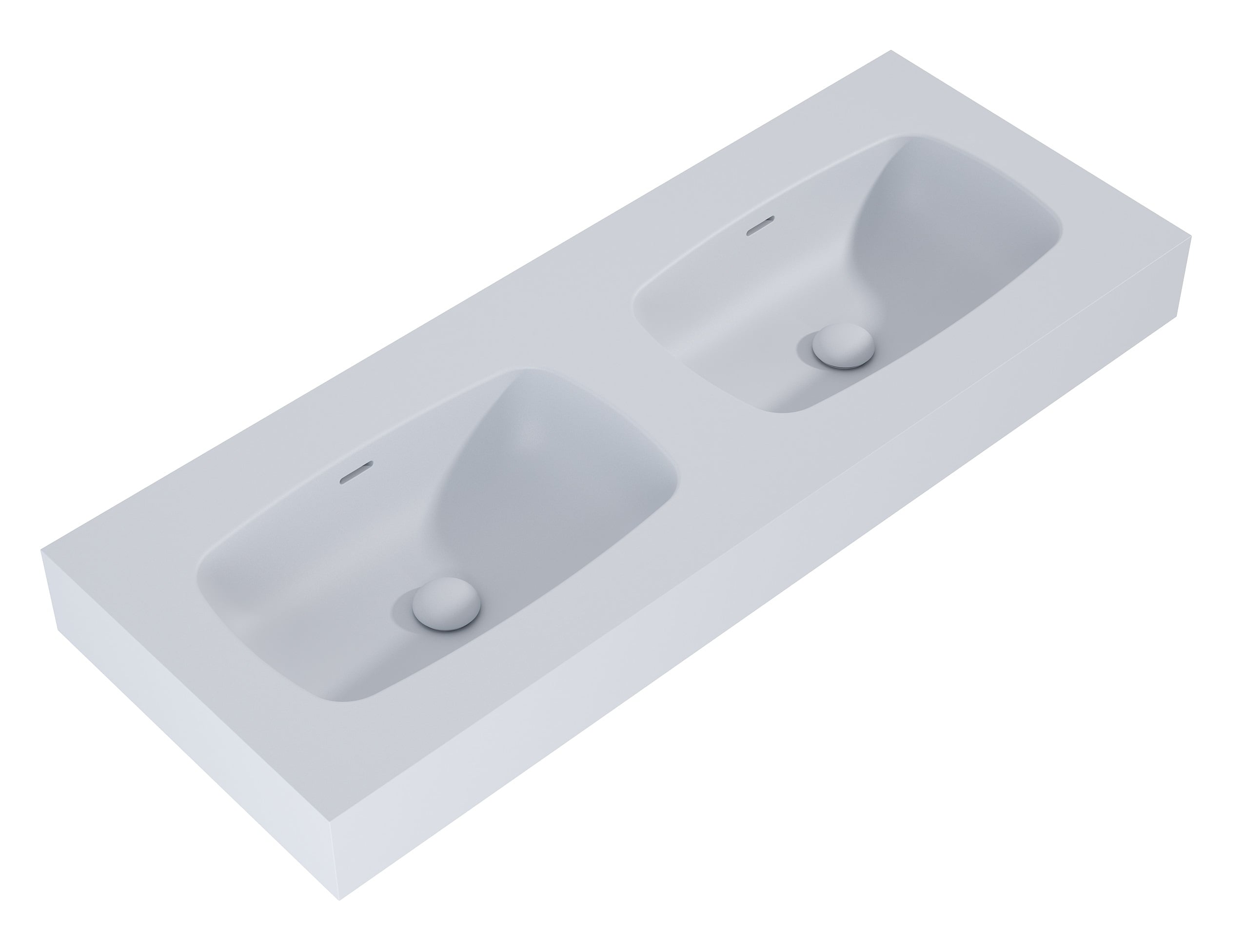 Elita Dimple lavoar 121x46 cm dreptunghiular clasică-dublă gri/piatră RE041200027040