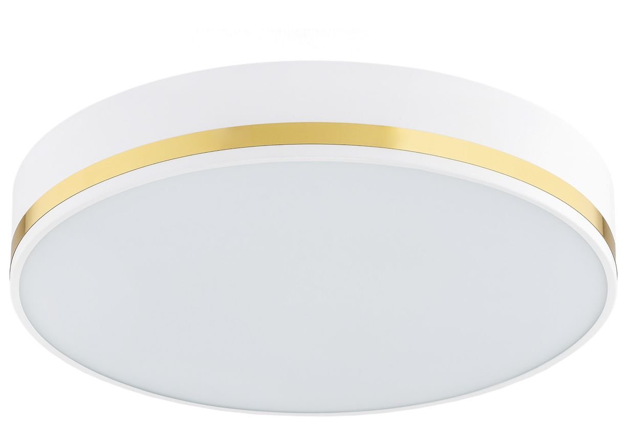 Argon Amore plafon 2x15 W alb-auriu 7035