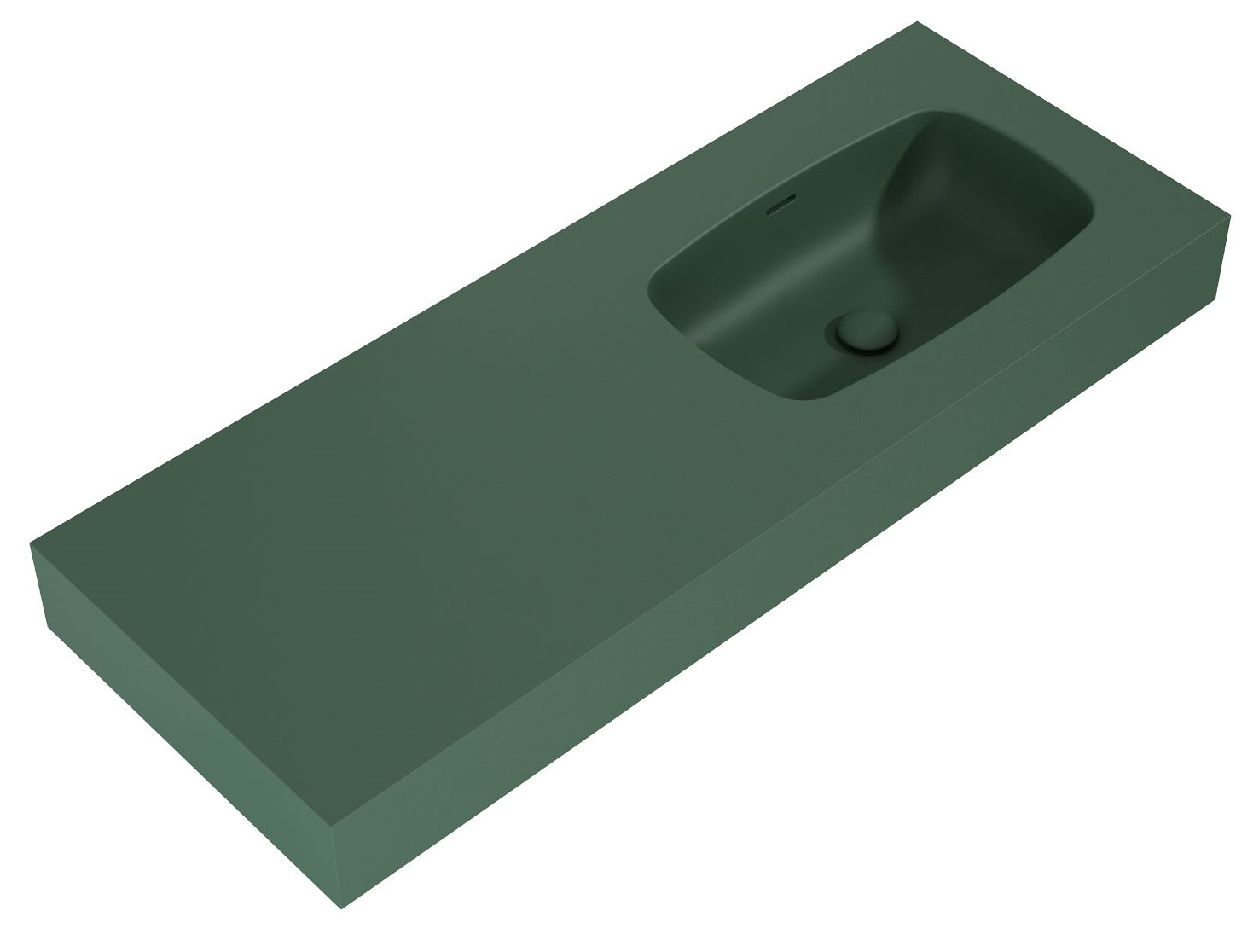 Elita Dimple lavoar 121x46 cm dreptunghiular clasică verde RE041202027010
