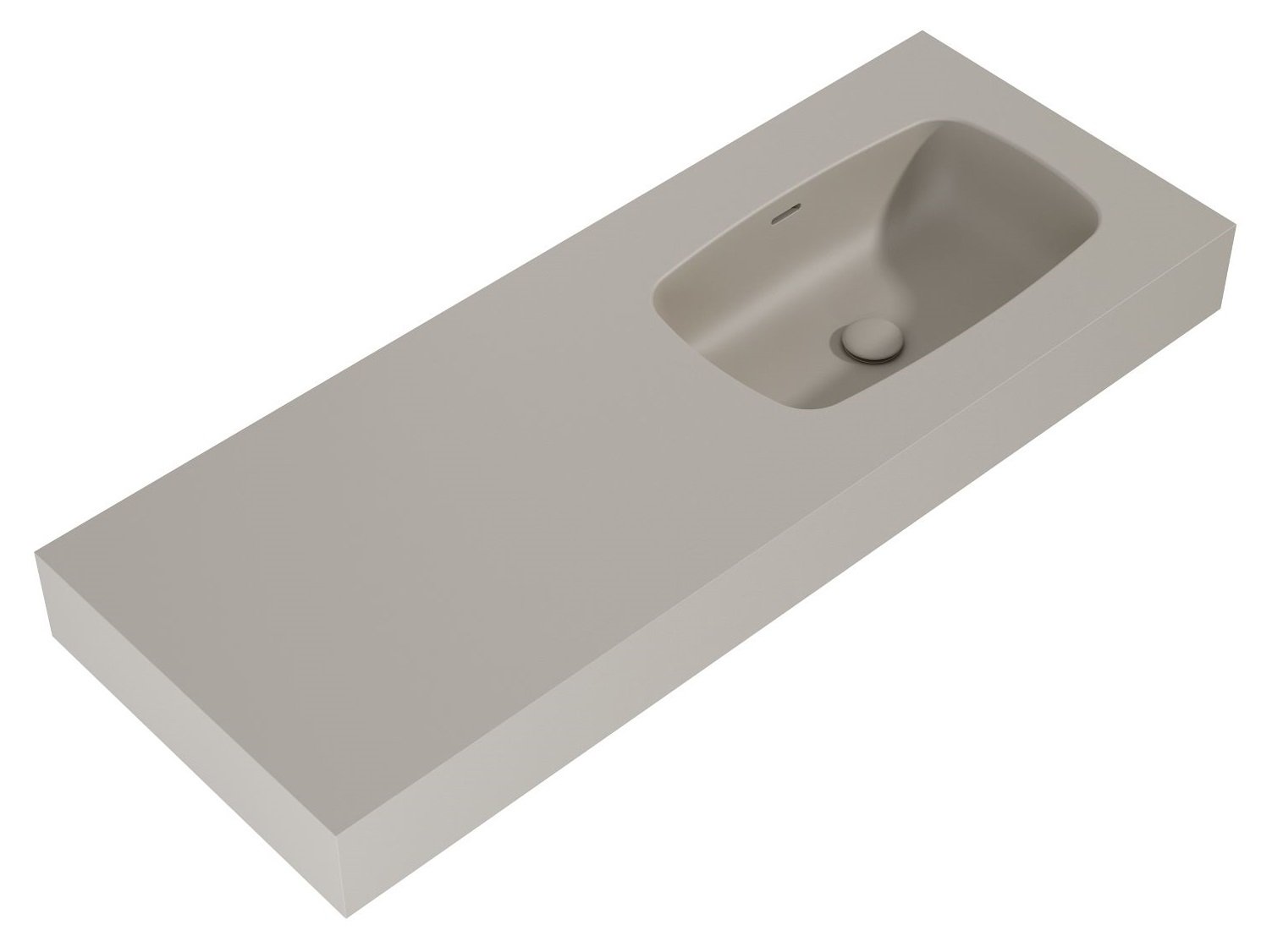 Elita Dimple lavoar 121x46 cm dreptunghiular clasică maro/bej RE041202027020