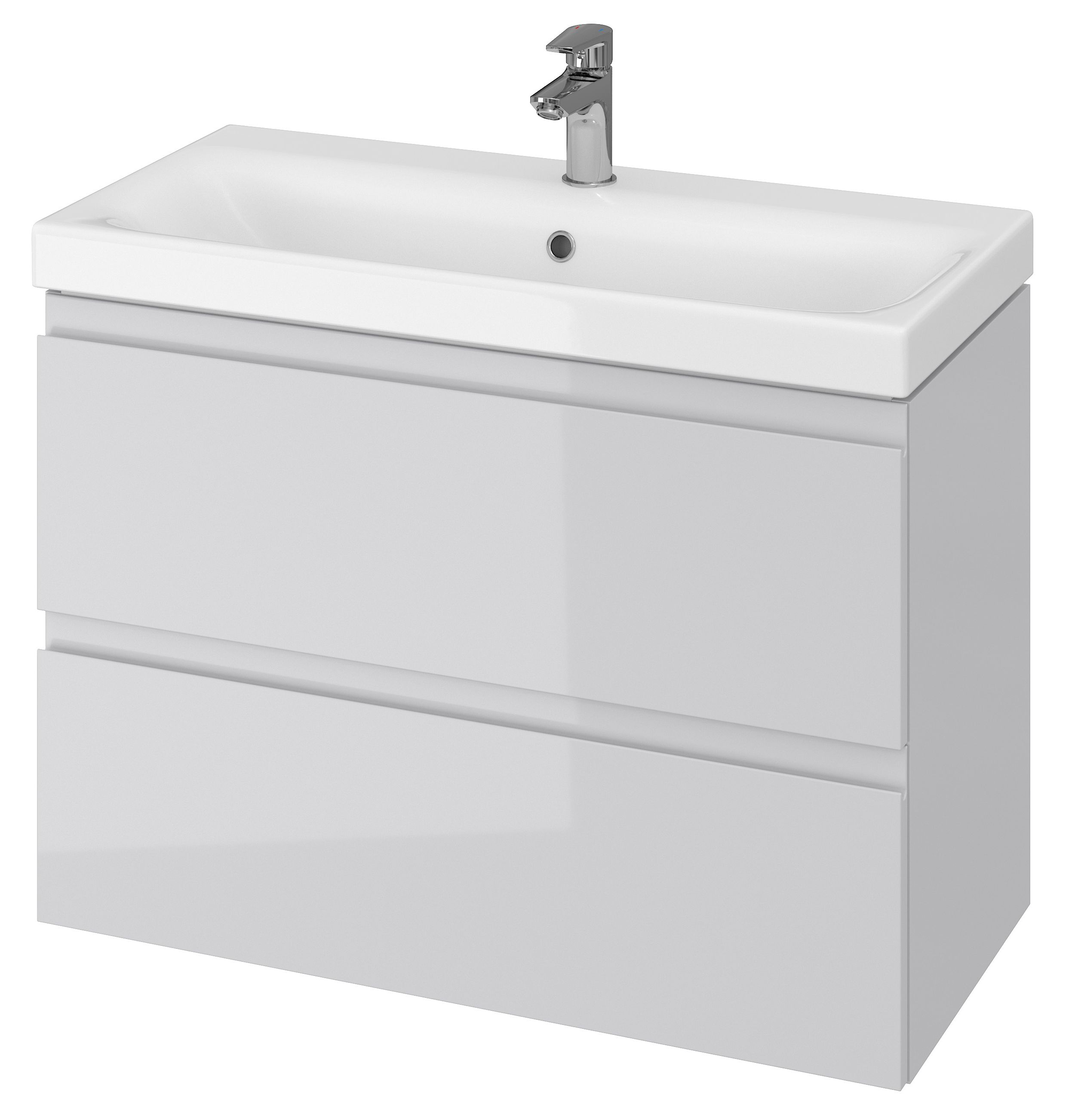 Cersanit Moduo dulap 79.5x37.5x57 cm sub chiuveta pe perete gri S590-001-ECO