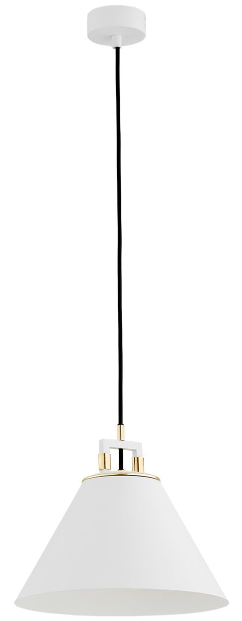 Argon Orte lampă suspendată 1x15 W alb-alamă 4914