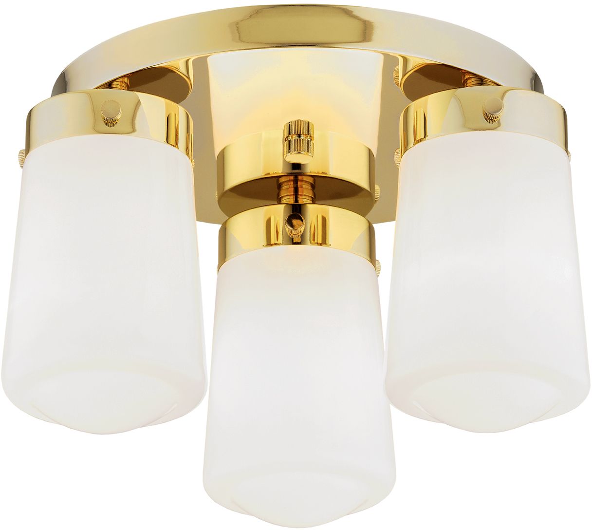 Argon Pasadena lampă de tavan 3x15 W alamă-opal 6165