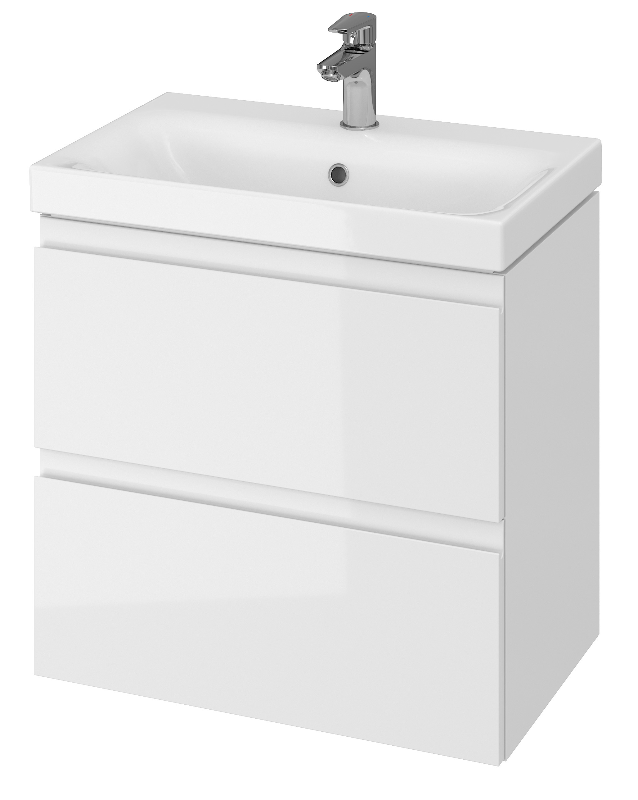 Set dulap Cersanit Moduo S590-004-ECO, lavoar Cersanit Moduo K116-010-ECO