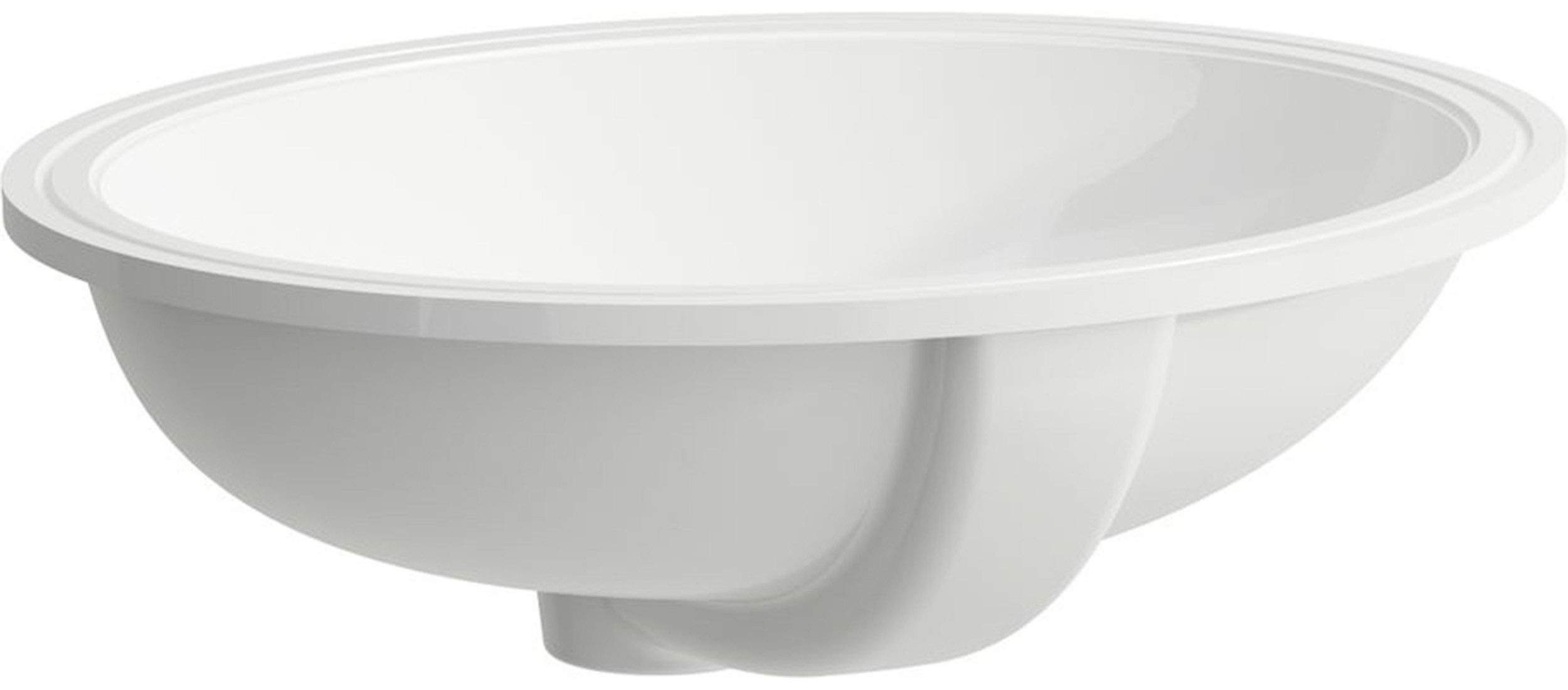 Laufen Savoy lavoar 44x36 cm oval sub blat alb H8189430001551