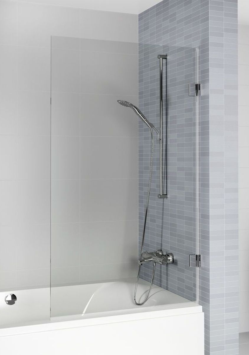 Riho Scandic paravan cadă 65 cm o piesă crom luciu/sticlă transparentă G001136120