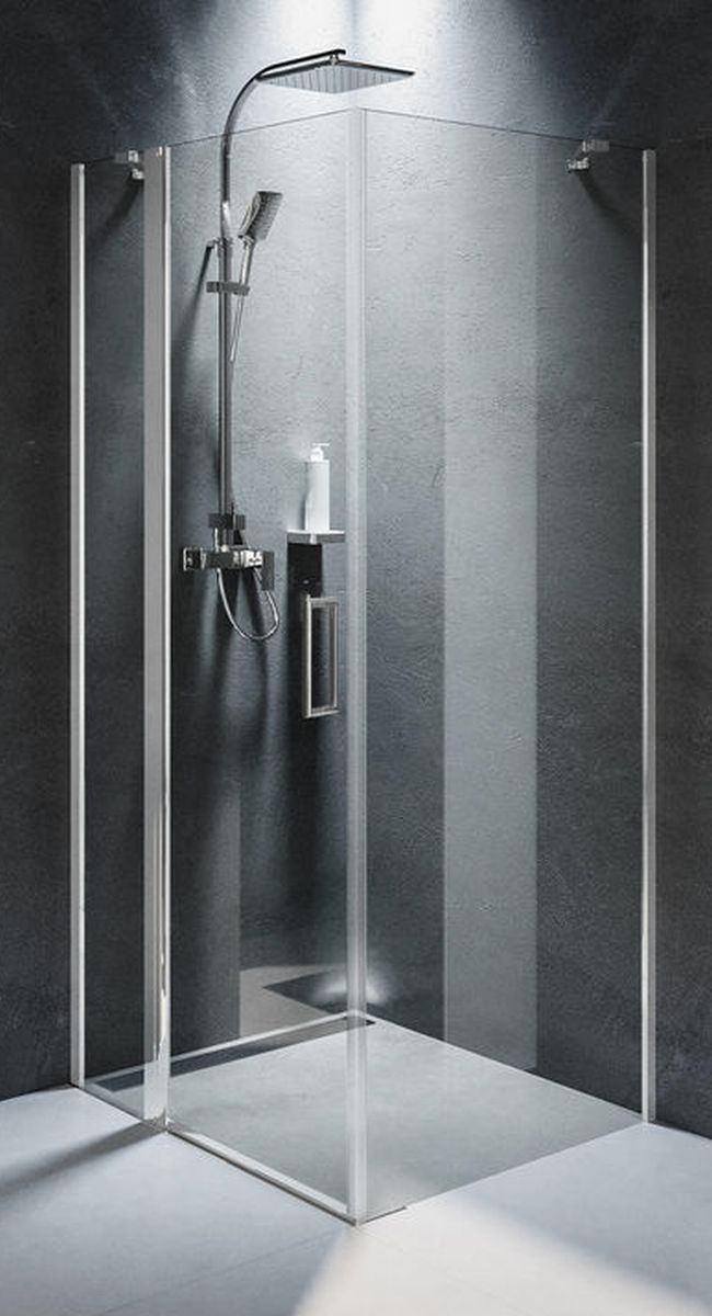 Riho Novik cabină de duș 90x90 cm pătrat crom luciu/sticlă transparentă G003019120