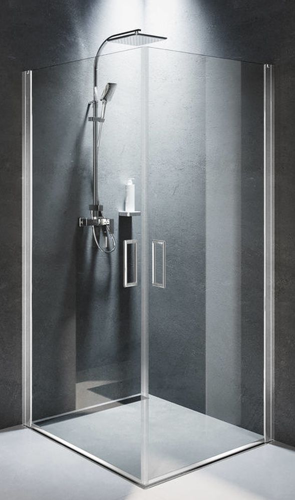 Riho Novik cabină de duș 100x90 cm dreptunghiular crom luciu/sticlă transparentă G003025120