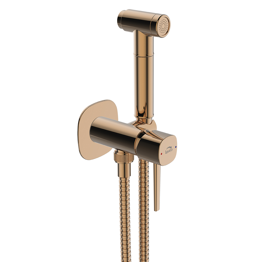 Laveo Pola baterie bideu cu set de duș ascuns || BAP831P