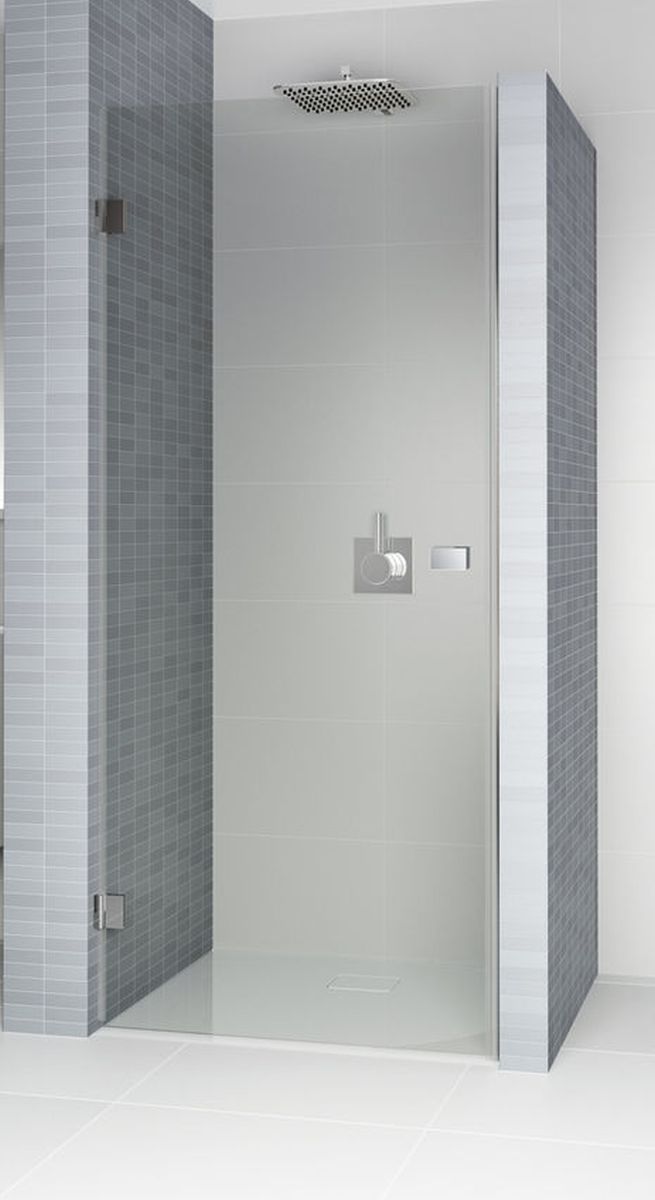 Riho Scandic uși de duș 90 cm înclinabilă negru mat/sticlă transparentă G001005121
