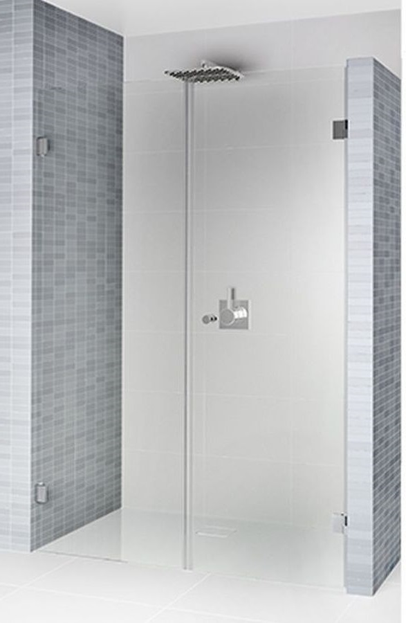 Riho Scandic uși de duș 140 cm înclinabilă negru mat/sticlă transparentă G001016121