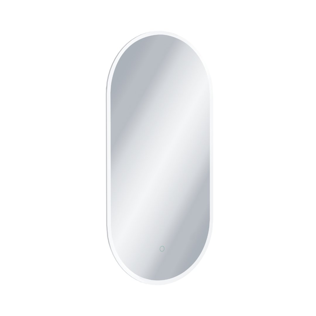 Excellent Lumiro oglindă 50x100 cm oval cu iluminare cu covoraș de încălzire alb DOEX.LU100.050.AC
