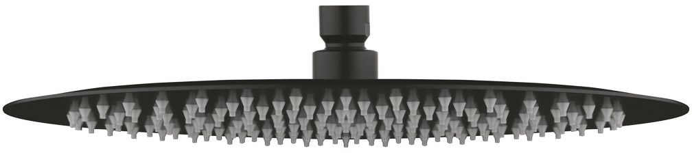 Hagser Mila cap de duș 30x30 cm rotund negru HGR27000037