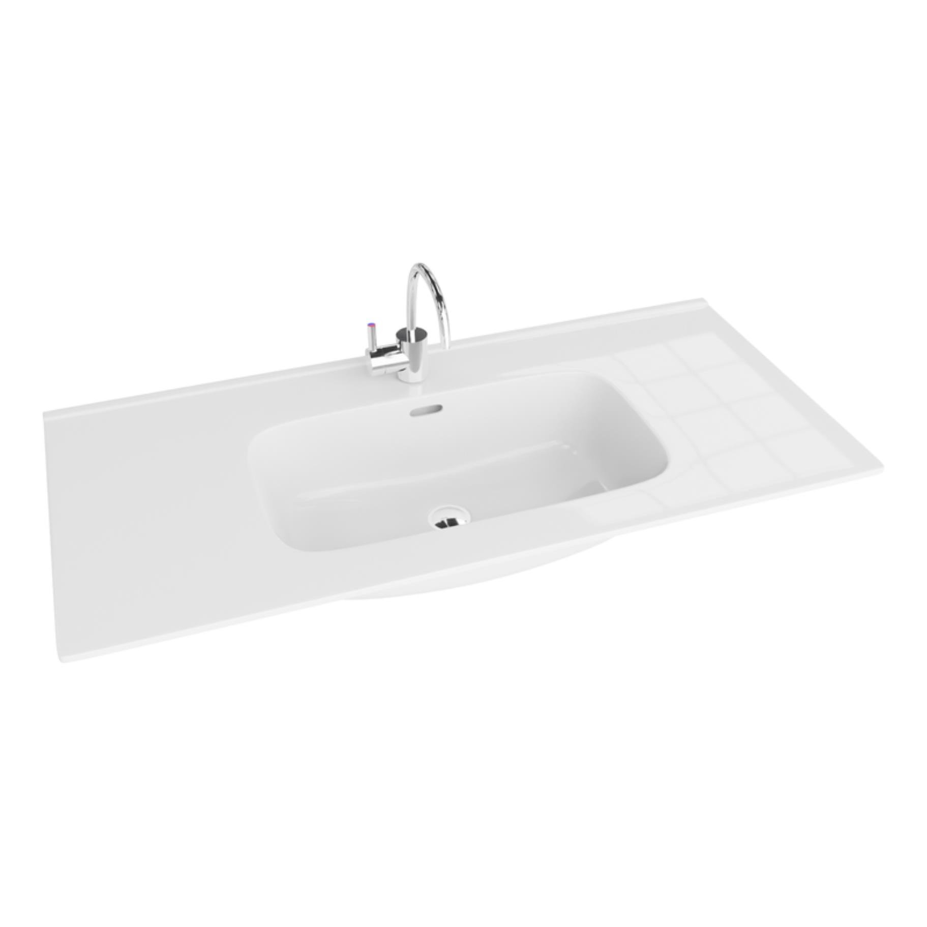 LaVita Minnesota lavoar 101x46.5 cm dreptunghiular mobilier-încastrat alb 5900378319535