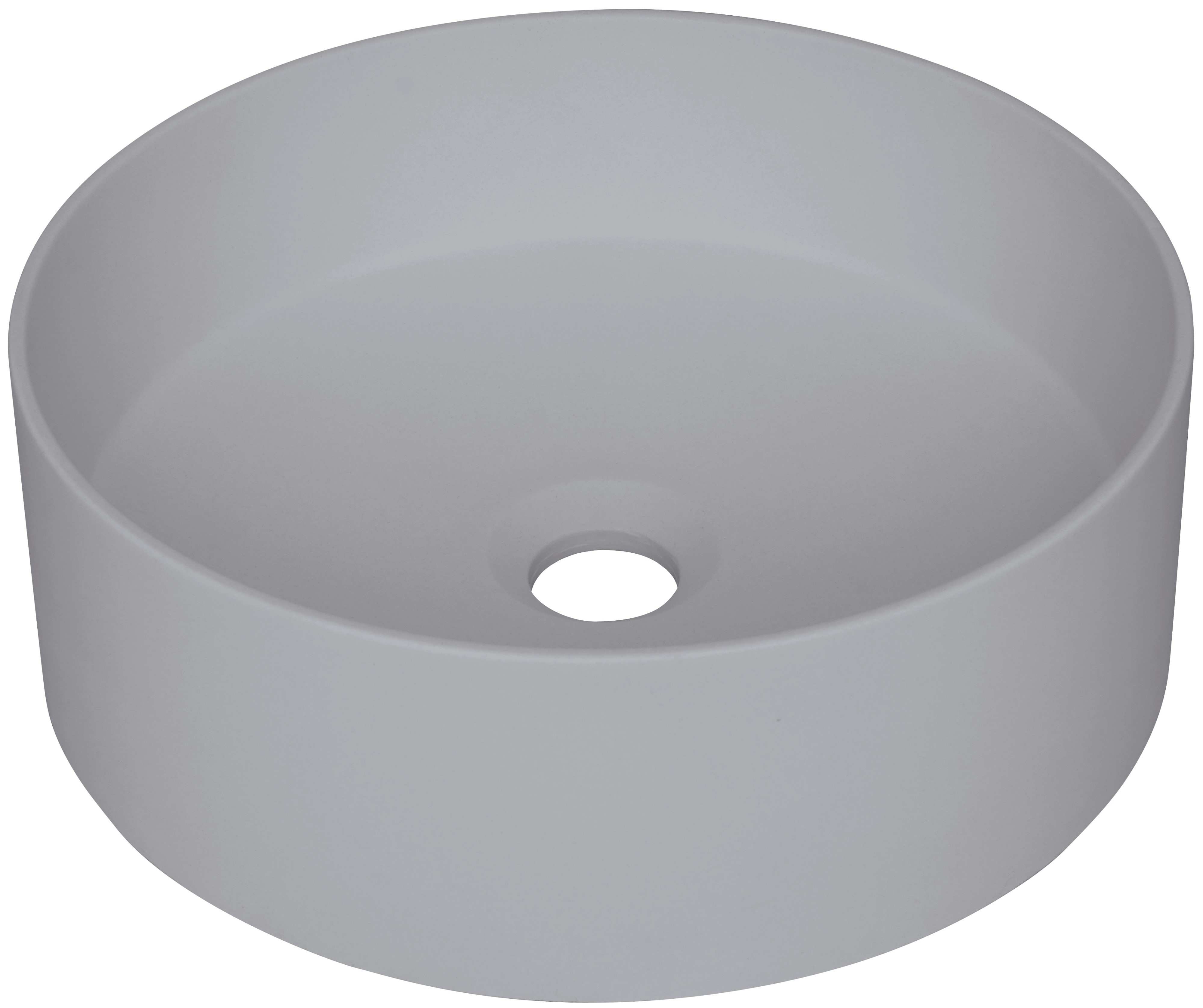 Deante Silia lavoar 36x36 cm rotund de blat gri/piatră CQS_SU4S
