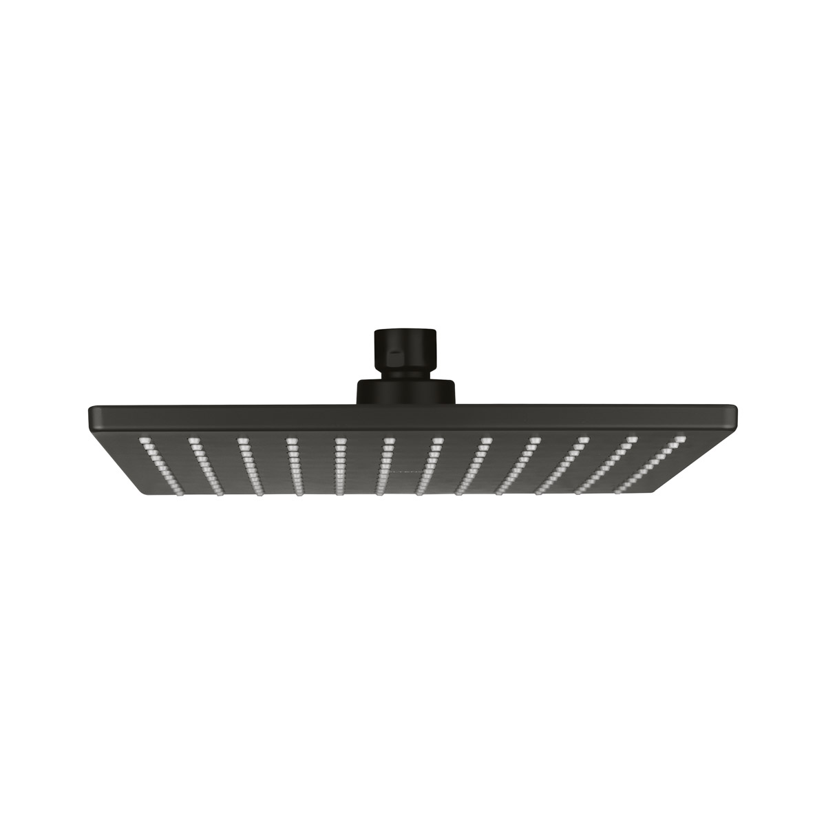 Oltens Atran cap de duș 22x22 cm pătrat negru mat 37005300