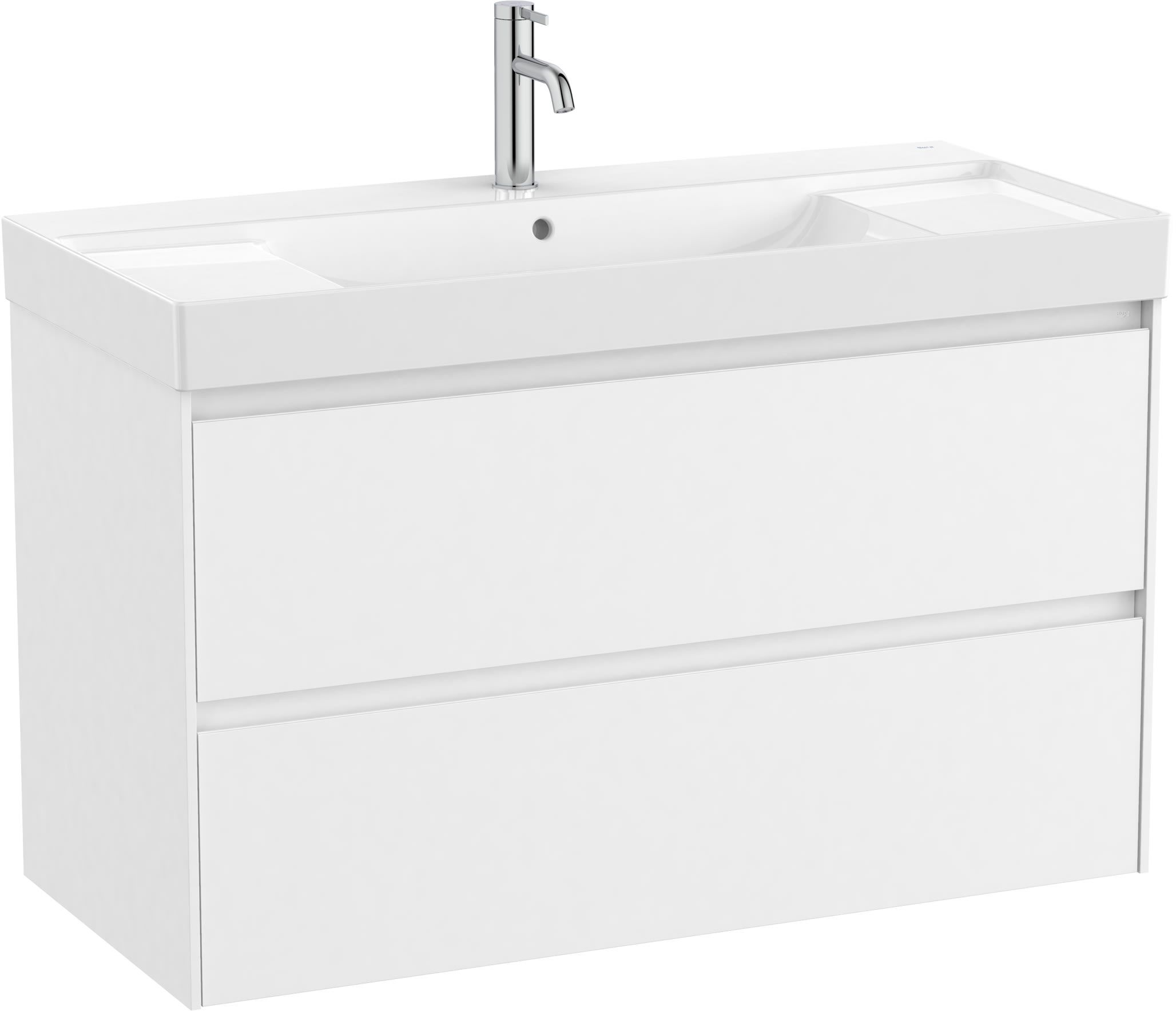 Roca Ona lavoar cu dulap 100 cm alb A851693509