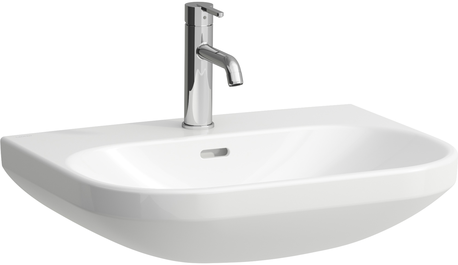 Laufen Lua lavoar 60x46 cm semicircular clasică alb H8110834001041