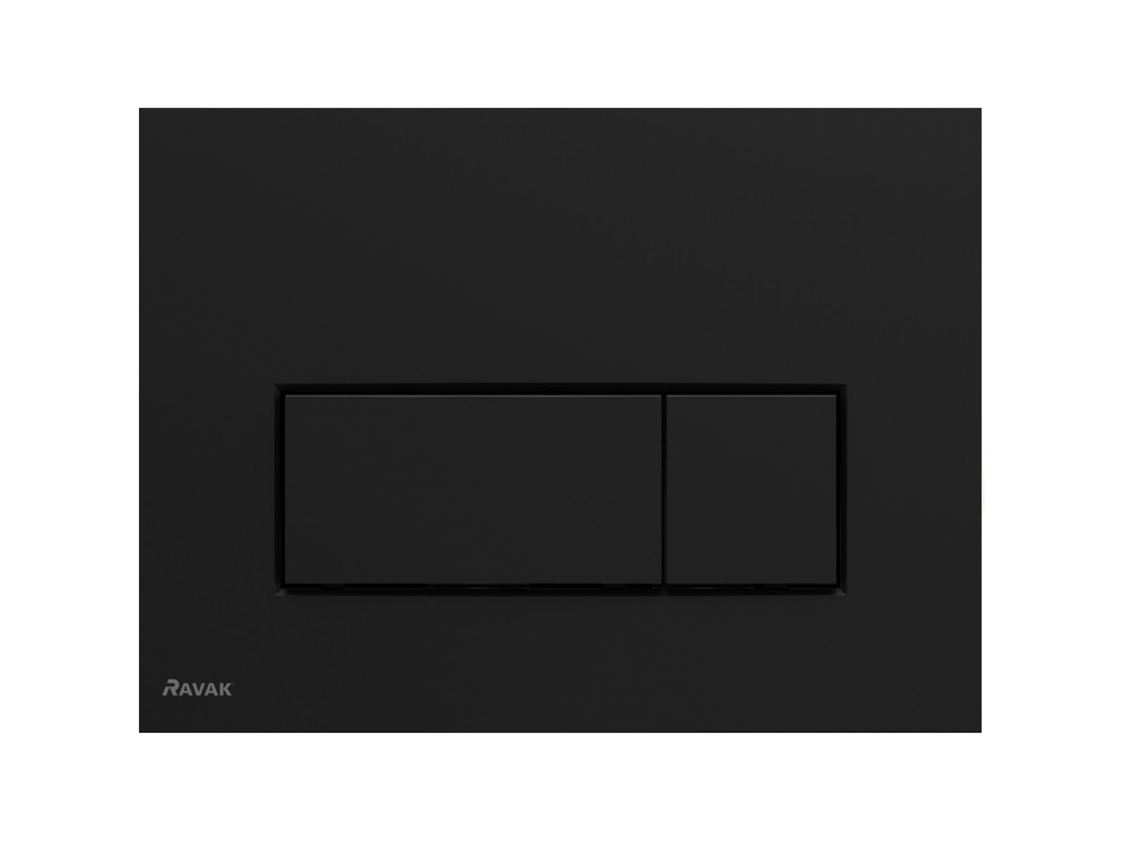 Ravak Uni Slim buton de spălare pentru WC negru X01744