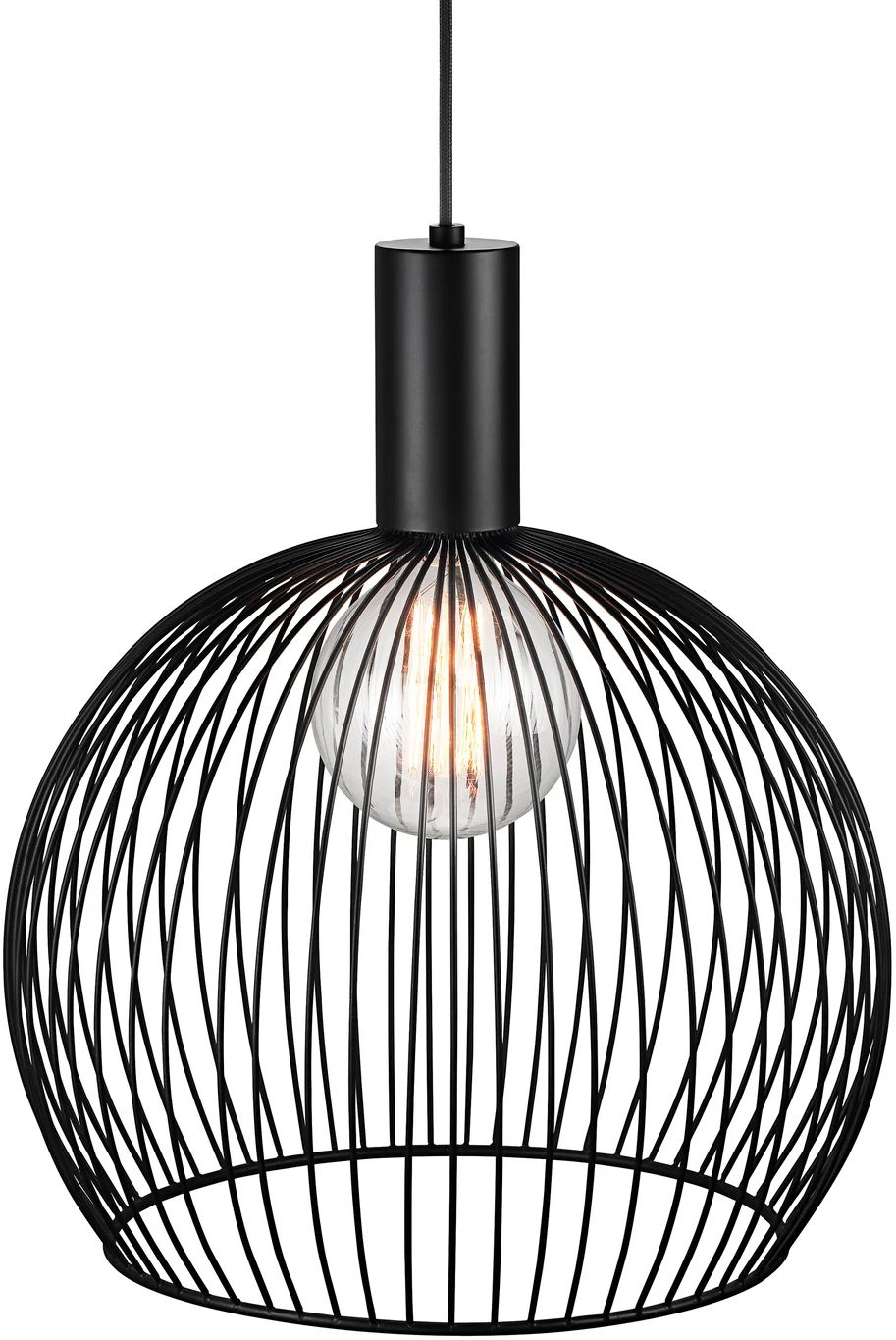 Nordlux Aver lampă suspendată 1x60 W negru 84263003