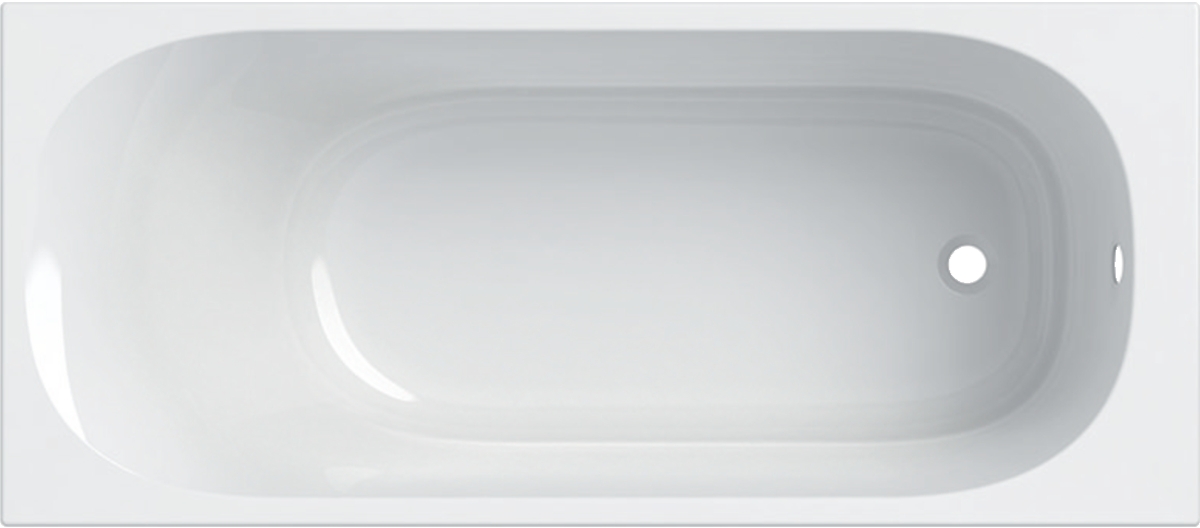 Geberit Soana cada dreptunghiulară 160x70 cm alb 554.001.01.1
