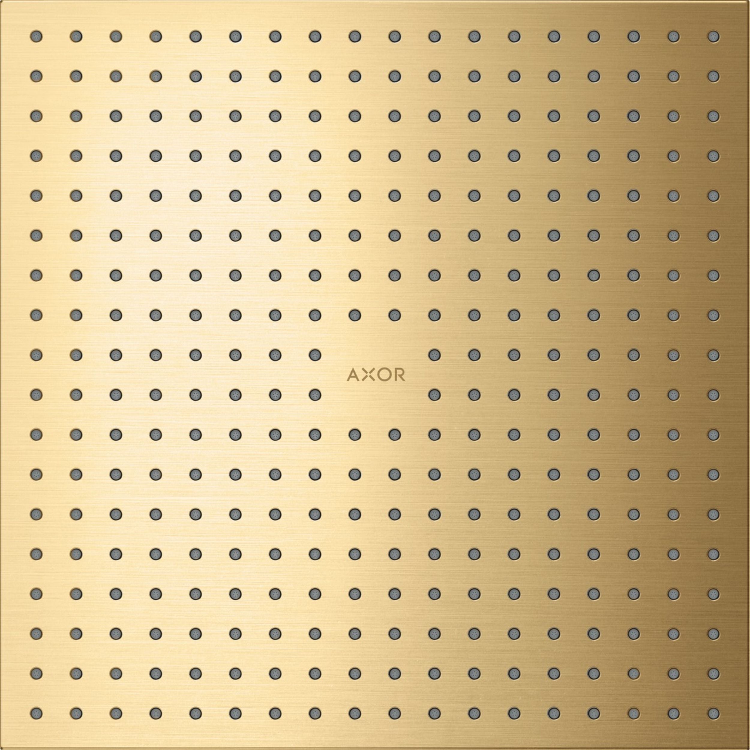 Axor ShowerSolutions cap de duș 30x30 cm pătrat auriu 35321250