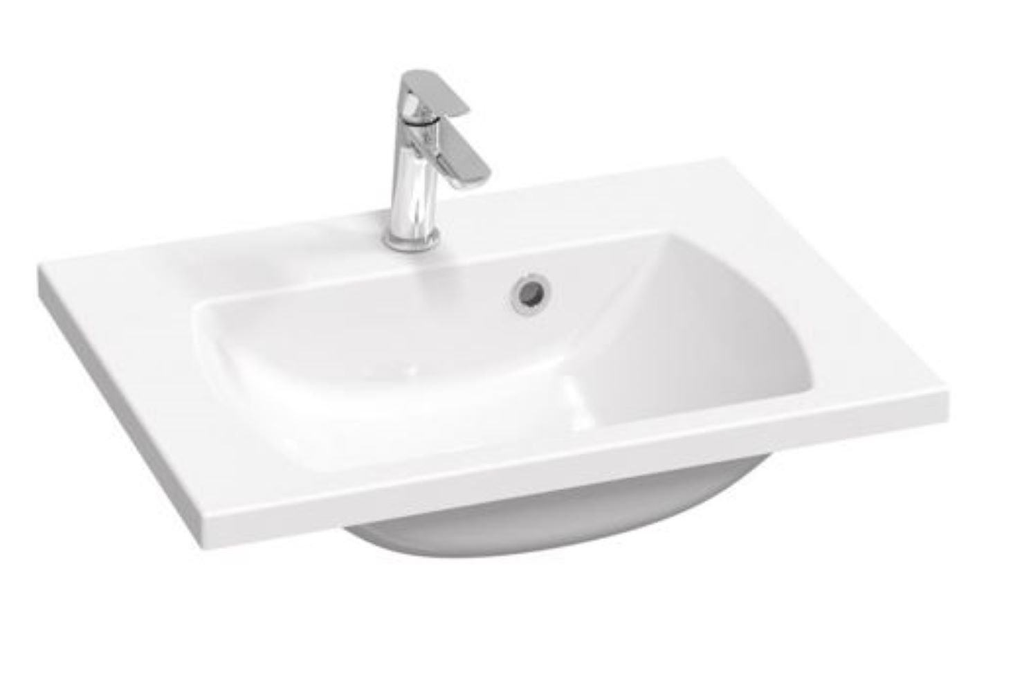 Ravak Classic II lavoar 60x45 cm dreptunghiular mobilier alb XJX01160003