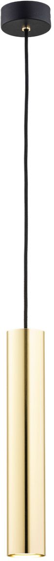 Argon Gomera Plus lampă suspendată 1x5 W negru-alamă 4755