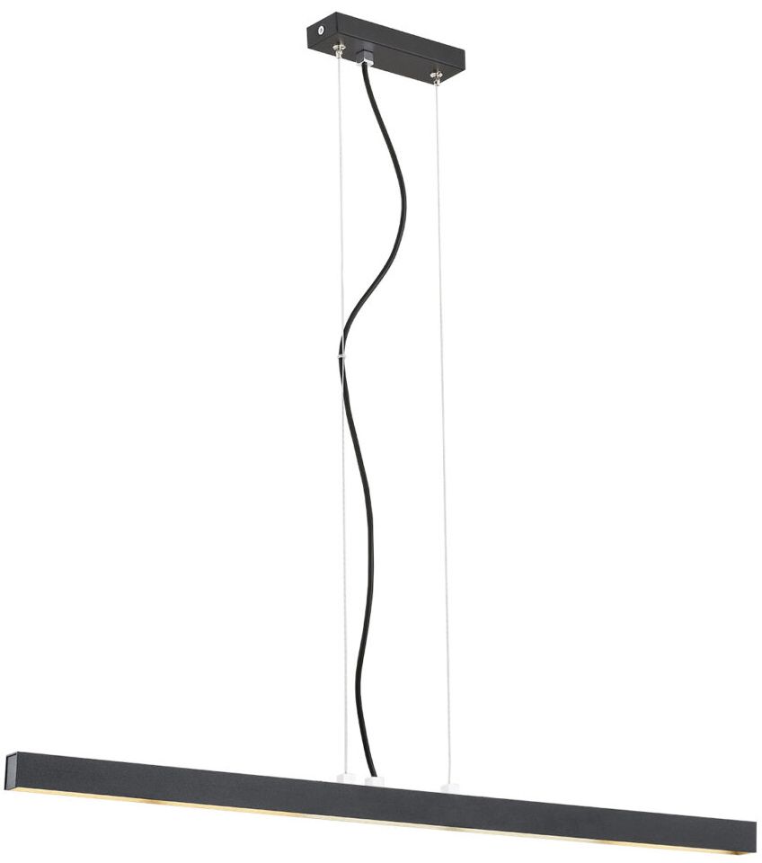 Argon Vermont lampă suspendată 1x24 W negru 3951