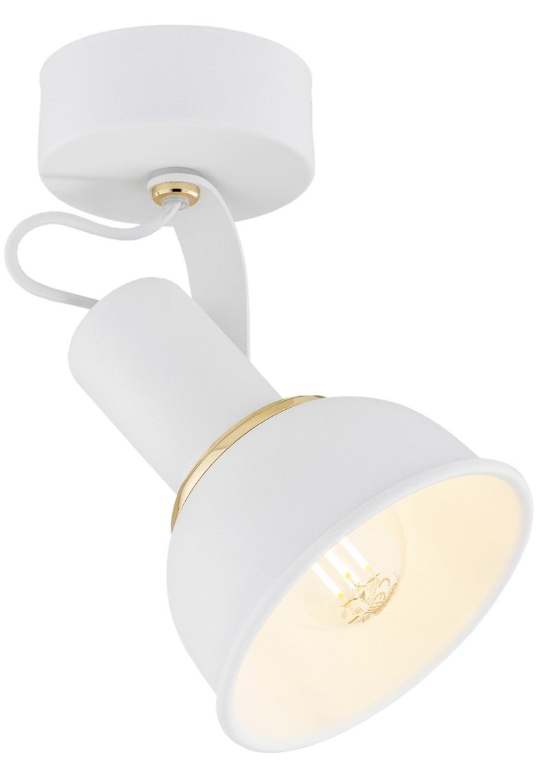 Argon Twist lampă de tavan 1x7 W alb-alamă 4899