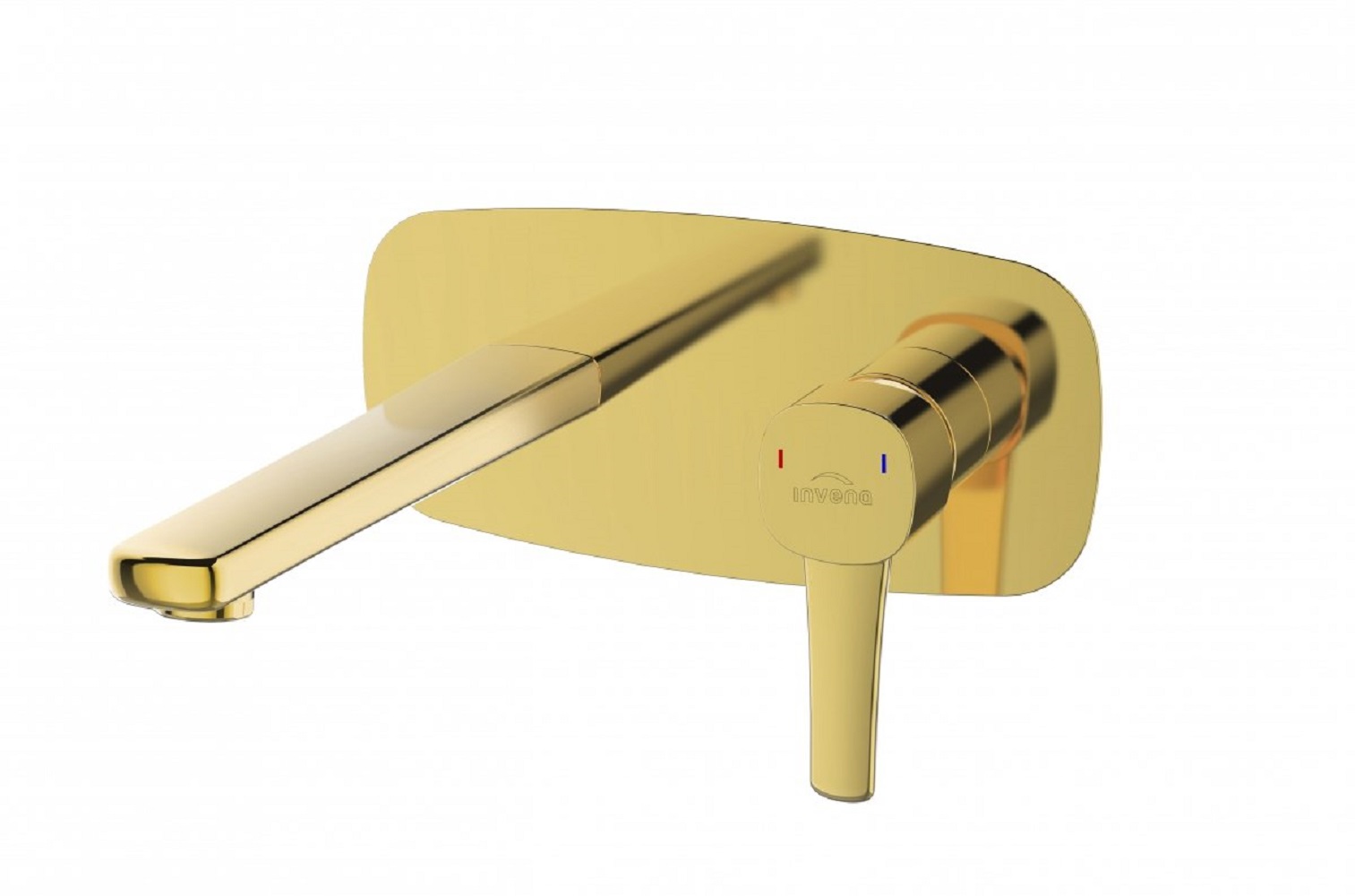 Invena Glamour baterie lavoar ascuns auriu BP-02-U09