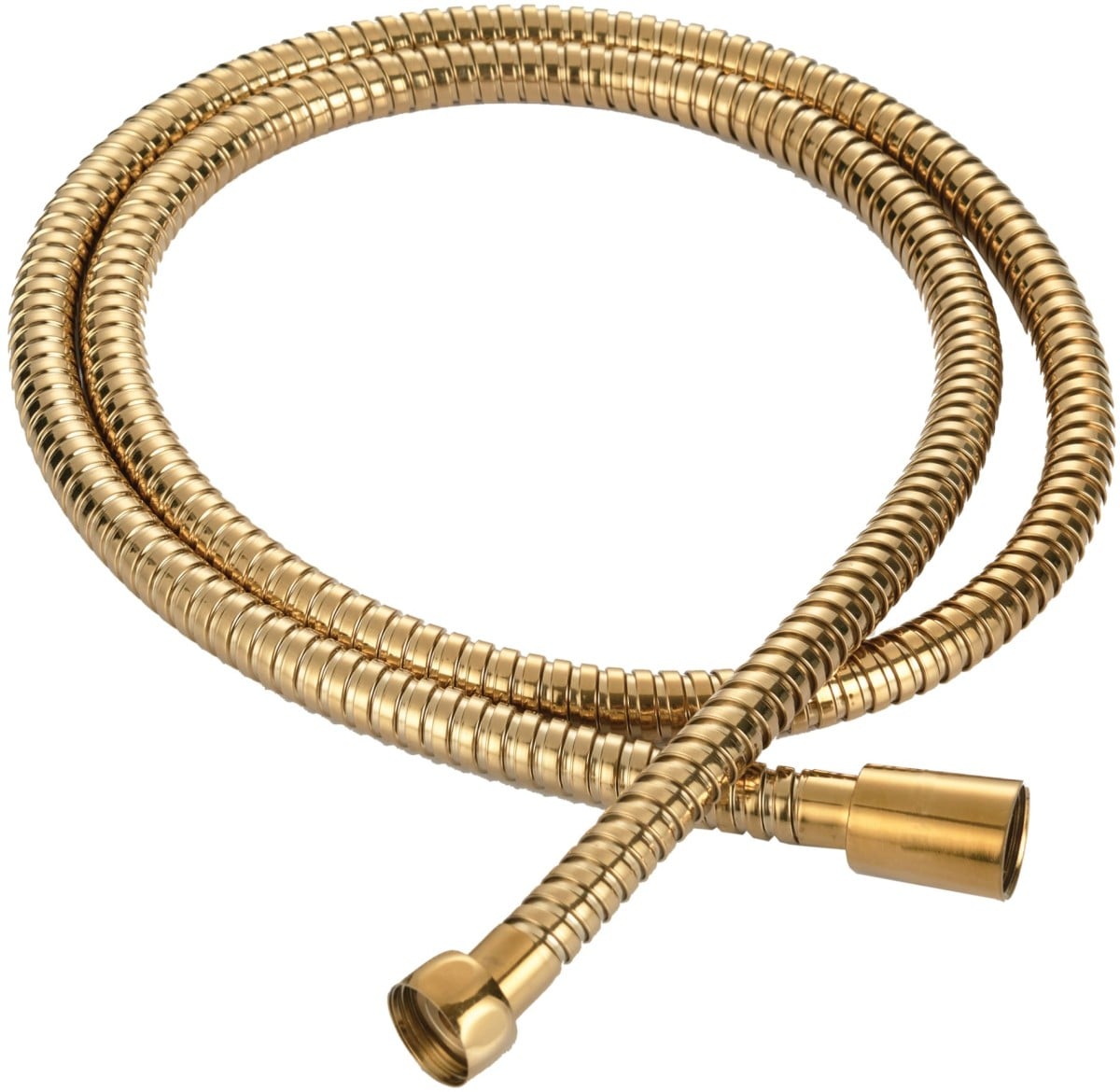 Invena Glamour furtun de duș 150 cm auriu AW-05-150