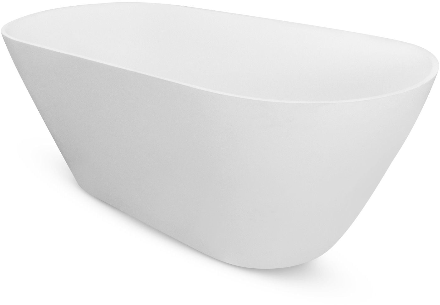 Besco Moya cadă freestanding 159x68.4 cm ovală alb #WMD-160-MKC