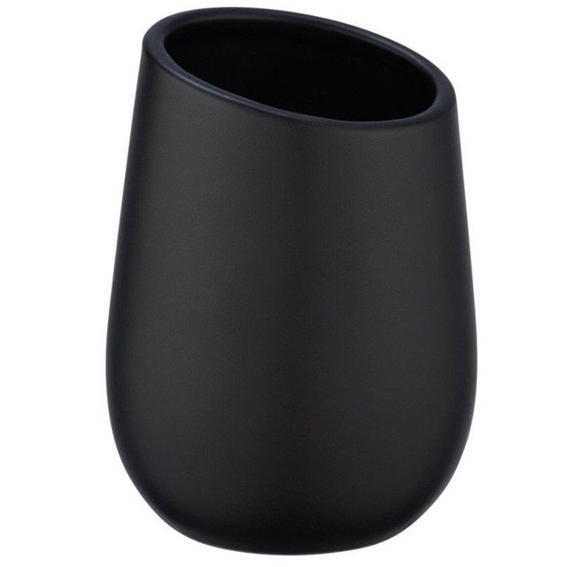 Wenko Badi pahar pentru periuta de dinti negru 23651800