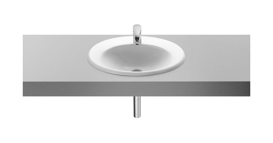 Roca Java lavoar 56x47.5 cm ovale încastrat alb A327863000