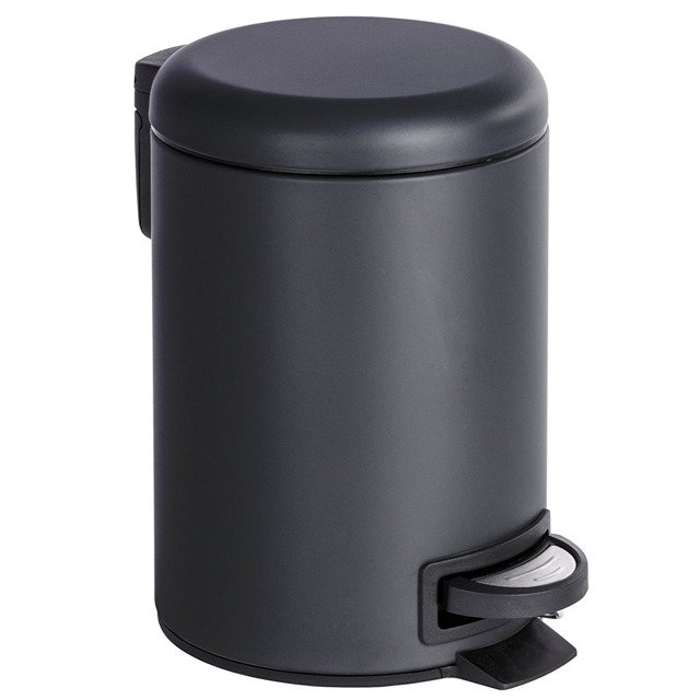 Wenko Leman Matt cos de gunoi 3 l negru 22143800