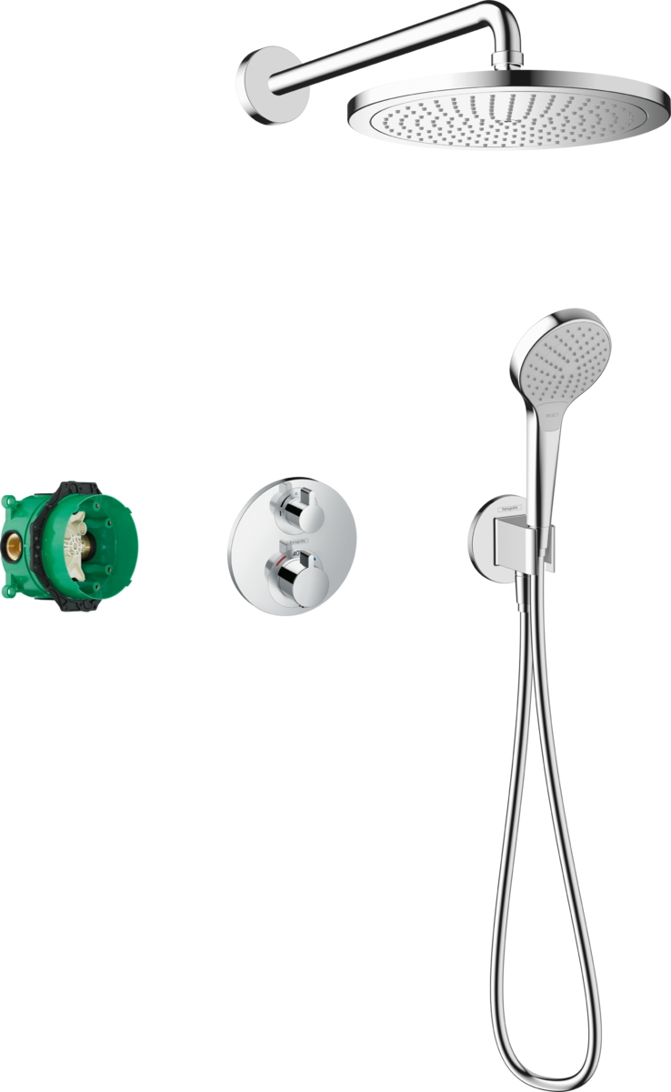 Hansgrohe Raindance set de duș ascuns cu termostat da crom 27954000